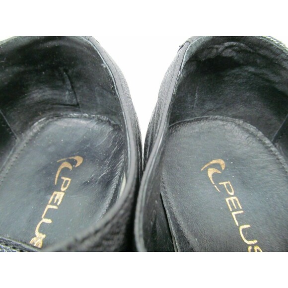 Peluso Black Leather Wingtip Oxfords Mens Size US 9 EUR 40 - Picture 7 of 9